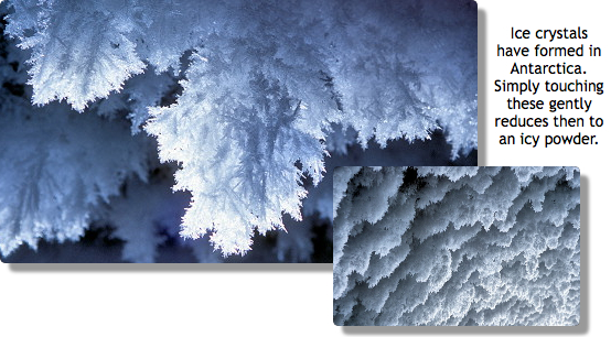 ice crystals in clouds